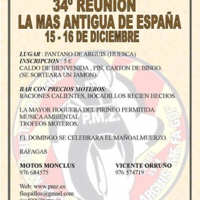 XXXIV reunión invernal de Arguis 2007