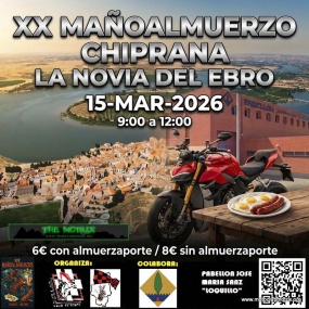 Mañoalmuerzo moto club Caspe 2026