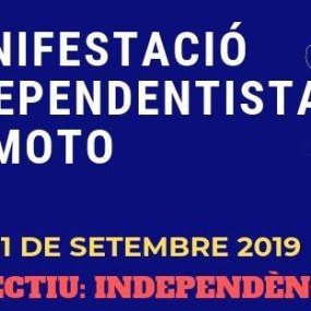 X Manifestació independentista en moto