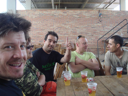 Cerveza de bienvenida
