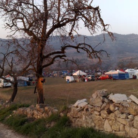 Vista desde el pueblo