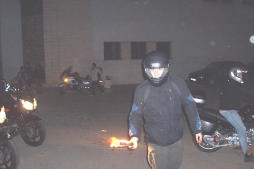 Desfile de antorchas
